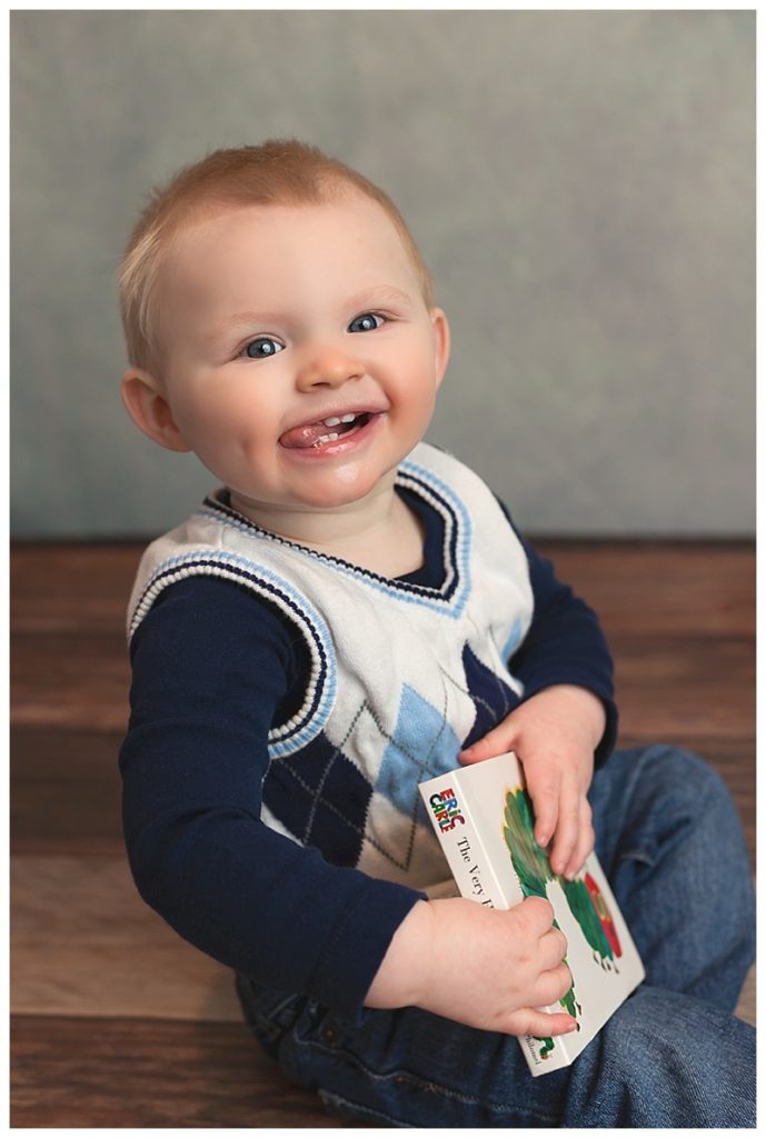 photo of happy one year old